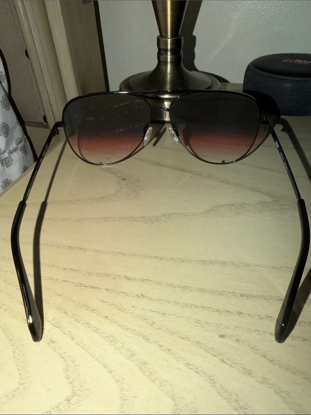 NWT Quay Black High Key Aviators Frame Sunglasses with Gradient  Lenses